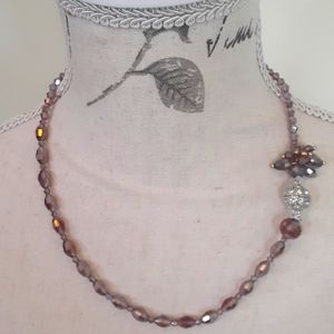+ Park Lane lavender sparkly faceted bead necklace